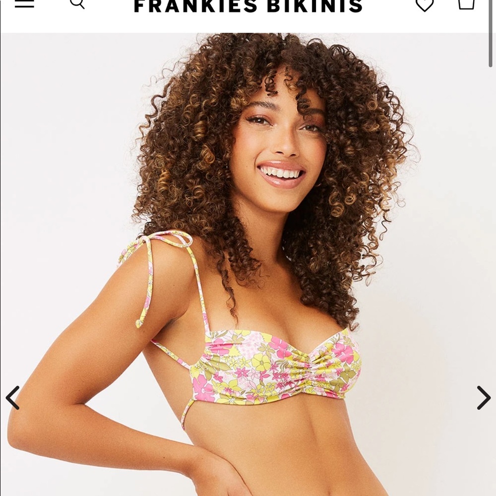 Frankies bikinis foxy top in Mai tai